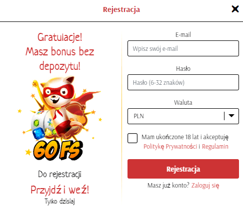 SuperCat Casino bonus bez depozytu