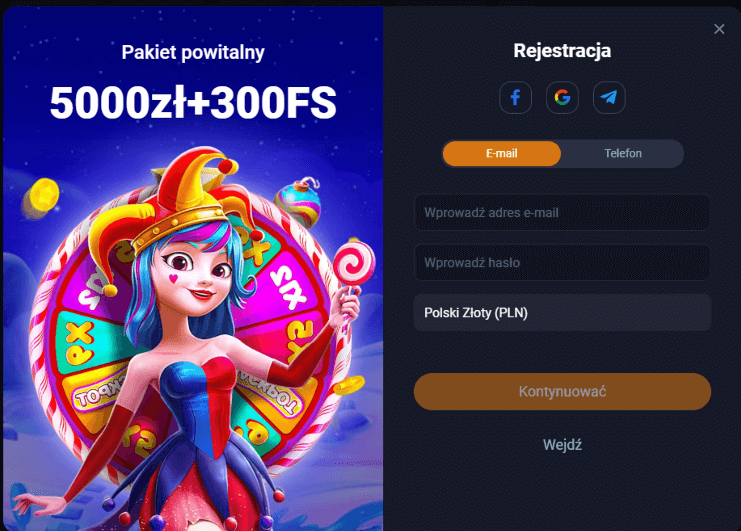 Jak zarejestrować konto w VoxCasino?